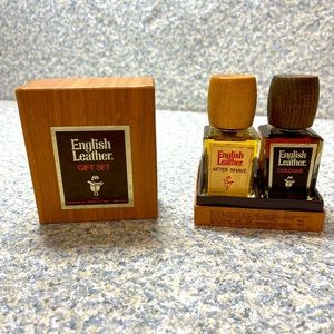 English Leather Vintage Cologne And Aftershave Set